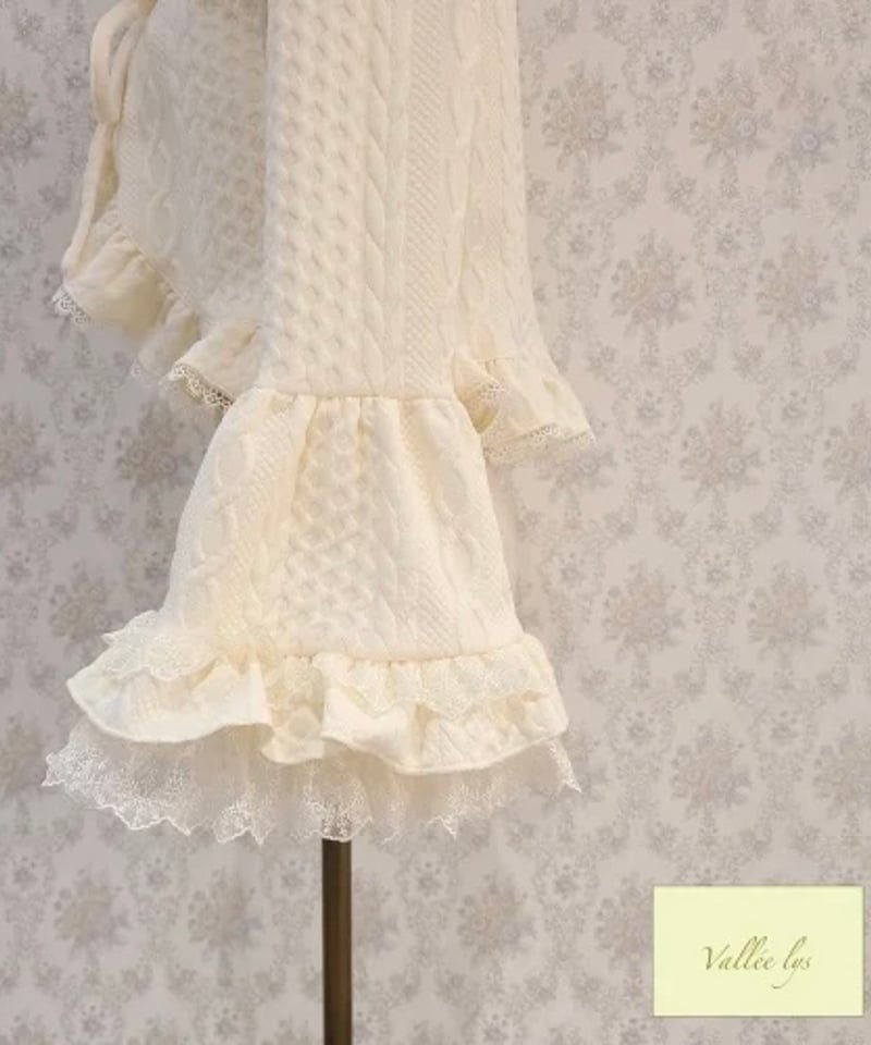 Vallée lys／Petal Bloom Cardigan（アイボリー） | chou c