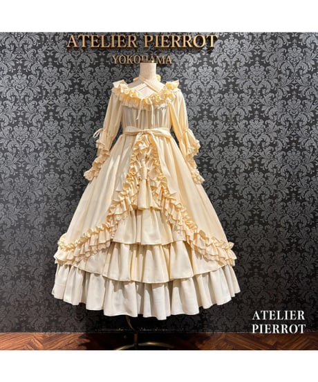 ATELIER-PIERROT／ Nocturne Noir Dress（アイボリー）