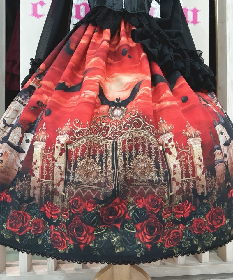 Enchantlic Enchantilly コウモリ公爵からの招待状 スカート Enchantlic Enchantilly／幻影薔薇城～コウモリ公爵からの招待状