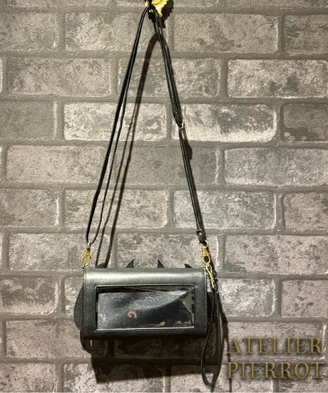 ATELIER-PIERROT／　“Nocturnal Grave” Batwing Wallet Bag（ブラック）