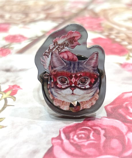 Enchantlic Enchantilly／Dolled Up Ring 〜Masquerade Cat〜（赤）