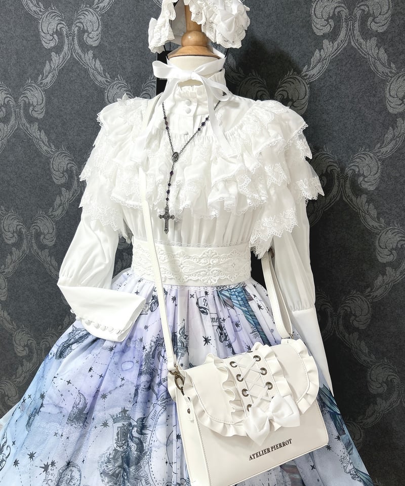 ATELIER-PIERROT／Enchanted Corset Bag（White） | c