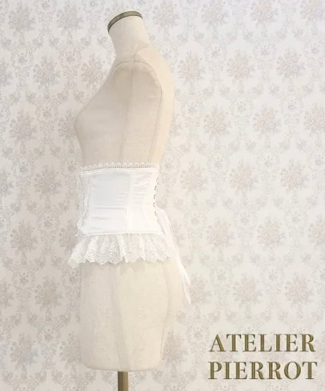 ATELIER-PIERROT／Frill Short Corset（ホワイト）