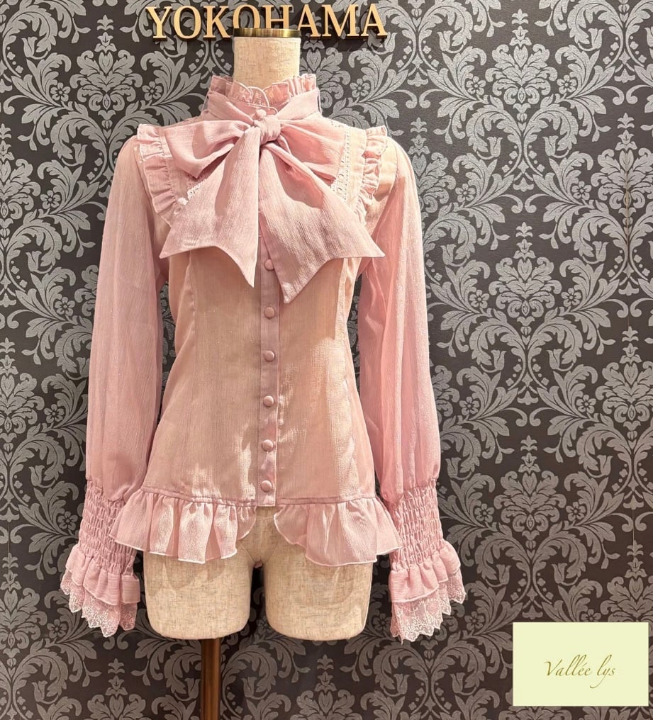 Vallée lys／Ethereal Ribbon Blouse（ピンク） | chou c
