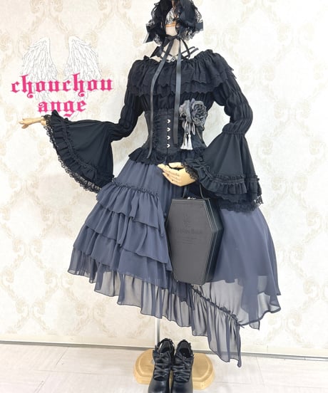 ATELIER-PIERROT／Frill Short Corset（ブラック）