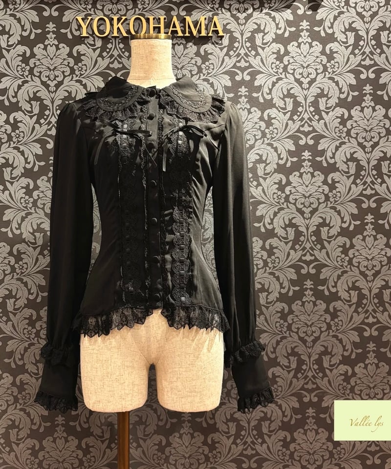 【Valléelys】ヴァレリスDreamsLadderLace Blouse Dream of Roses Blouse by Atelier Pierrot