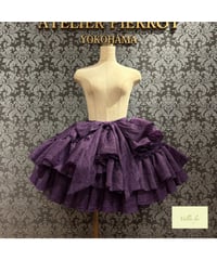 Vallée lys／ Petale Voile Skirt（パープル）