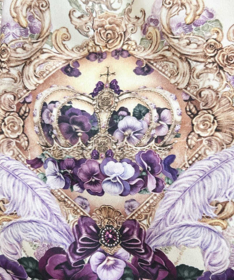 Enchantlic Enchantilly スカート Enchantlic Enchantilly／薔薇姫の王冠スカート（黒×赤薔薇