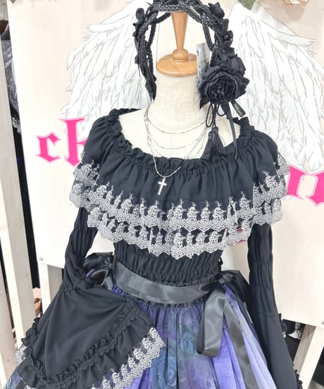 Sheglit／"Holy"クロスレイヤーネックレス