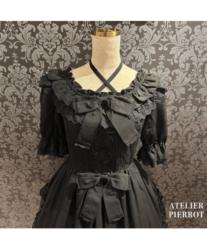 ATELIER-PIERROT／Aveline Mimore Dress（ブラック） | ch