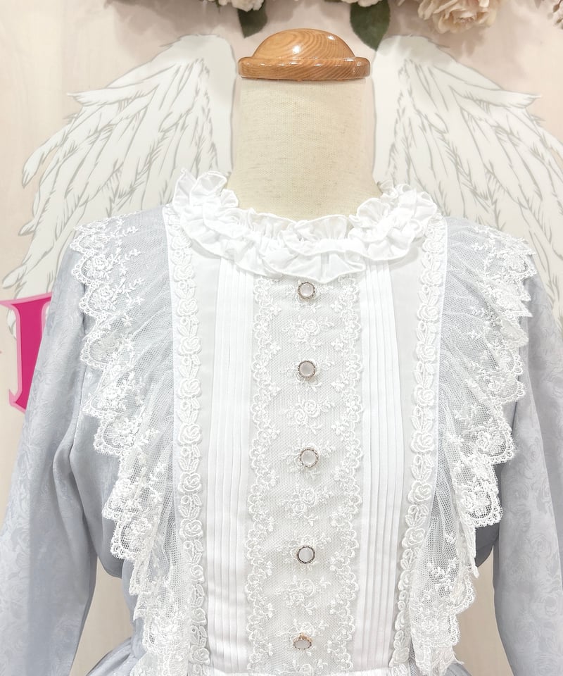 ピナスウィートコレクション　ローズジャガードワンピース Pina sweetcollection／ローズジャガードワンピース（BK×BK