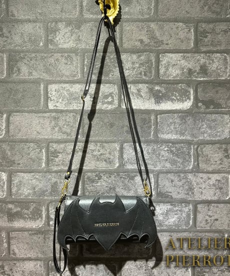 ATELIER-PIERROT／　“Nocturnal Grave” Batwing Wallet Bag（ブラック）