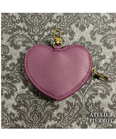 ATELIER-PIERROT／ Pochette a la carte Series 　Coin Purse~Heart~（パープル）