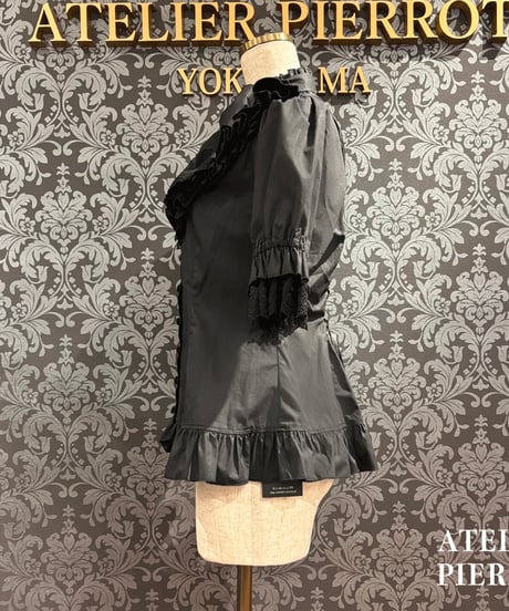ATELIER-PIERROT／Silent Gospel Blouse（ブラック）