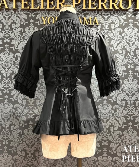 ATELIER-PIERROT／Silent Gospel Blouse（ブラック）