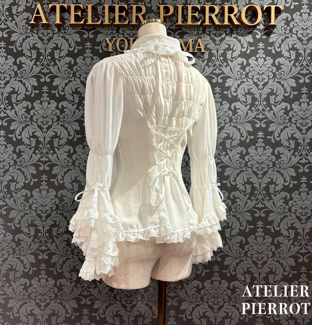 ATELIER PIERROT ホワイト フリル ワンピース ATELIER-PIERROT on X: 