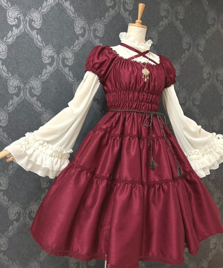 Enchantlic Enchantilly／シャンテリーフリルブラウス（生成り）