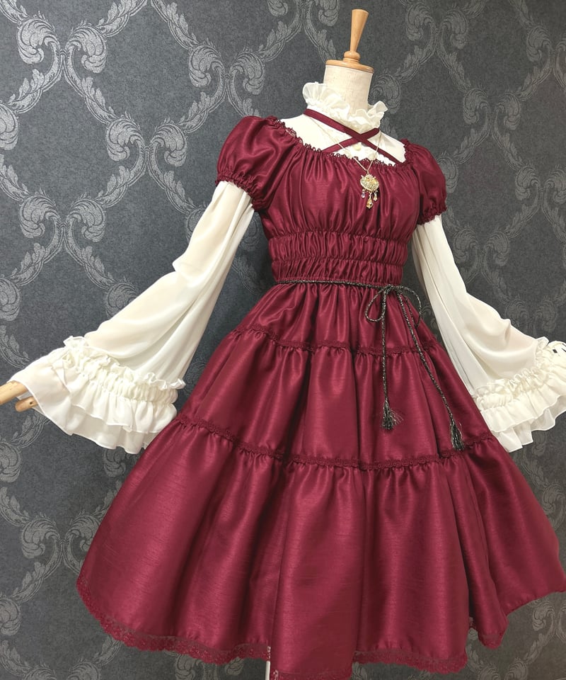 Enchantlic Enchantilly／シャンテリーフリルブラウス（生成り） | cho