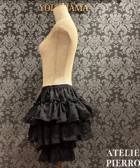 ATELIER-PIERROT／Sanctuaire Lace Drawers（ブラック）