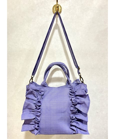 尾州ロリィタ／おリボンFRILL BAG（サマーライラック）