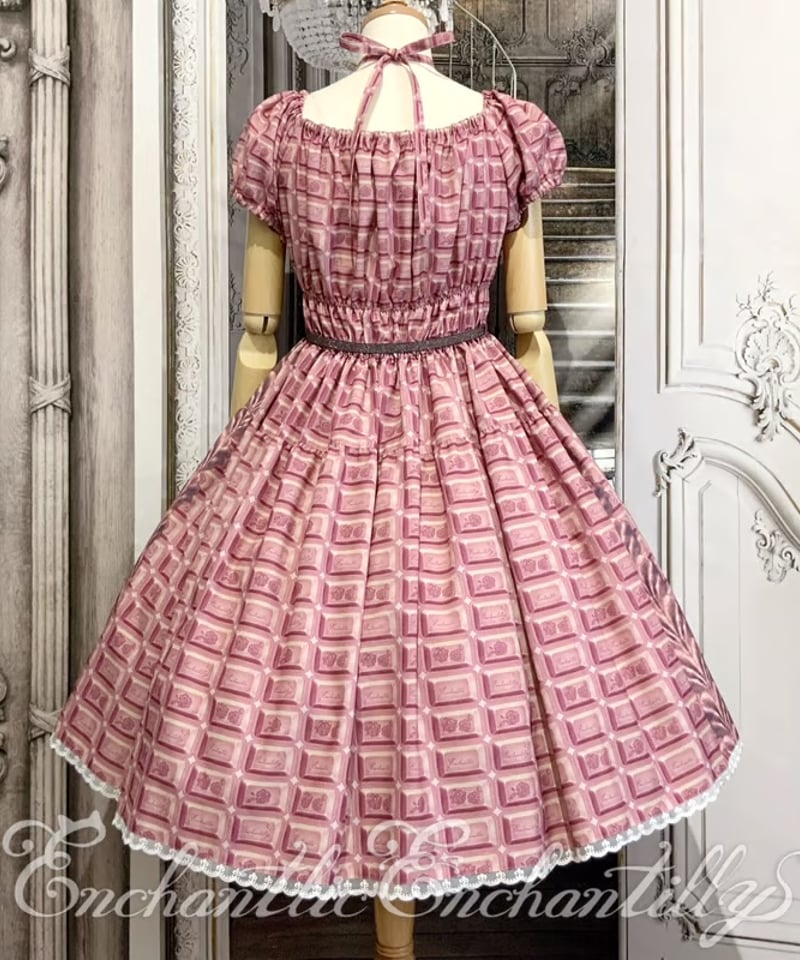 Enchantlic Enchantilly ワンピース Enchantlic Enchantilly／ｱﾝｼｬﾝﾃﾘｰﾁｮｺﾚｰﾄﾜﾝﾋﾟｰｽ（ﾙﾋﾞ