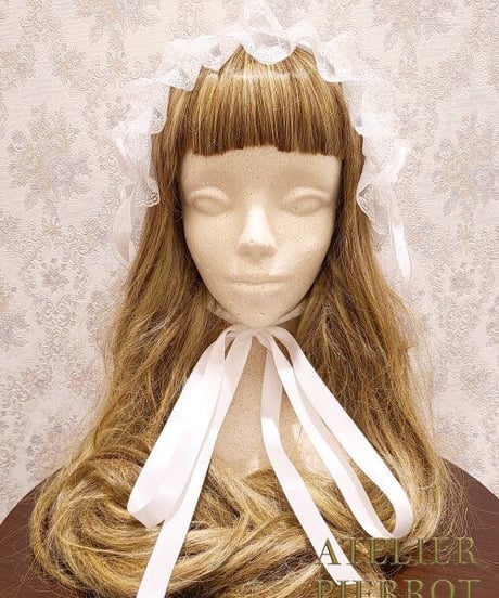 ATELIER-PIERROT／ロマネスクヘッドドレス（White）