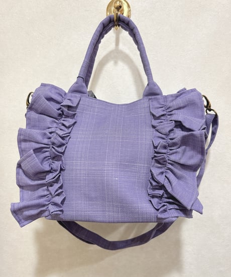 尾州ロリィタ／おリボンFRILL BAG（サマーライラック）
