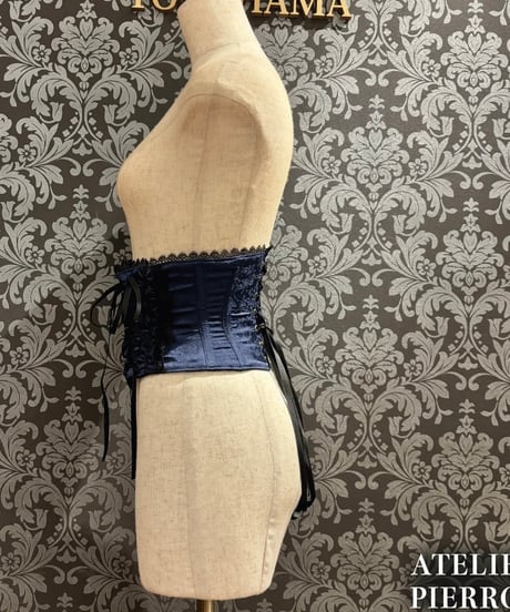 ATELIER-PIERROT／Thorned Rose Corset（ネイビー）