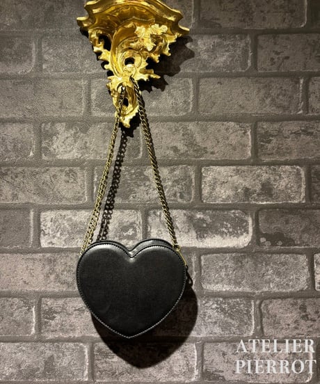 ATELIER-PIERROT／Mended Heart Shoulder Bag（ブラック）