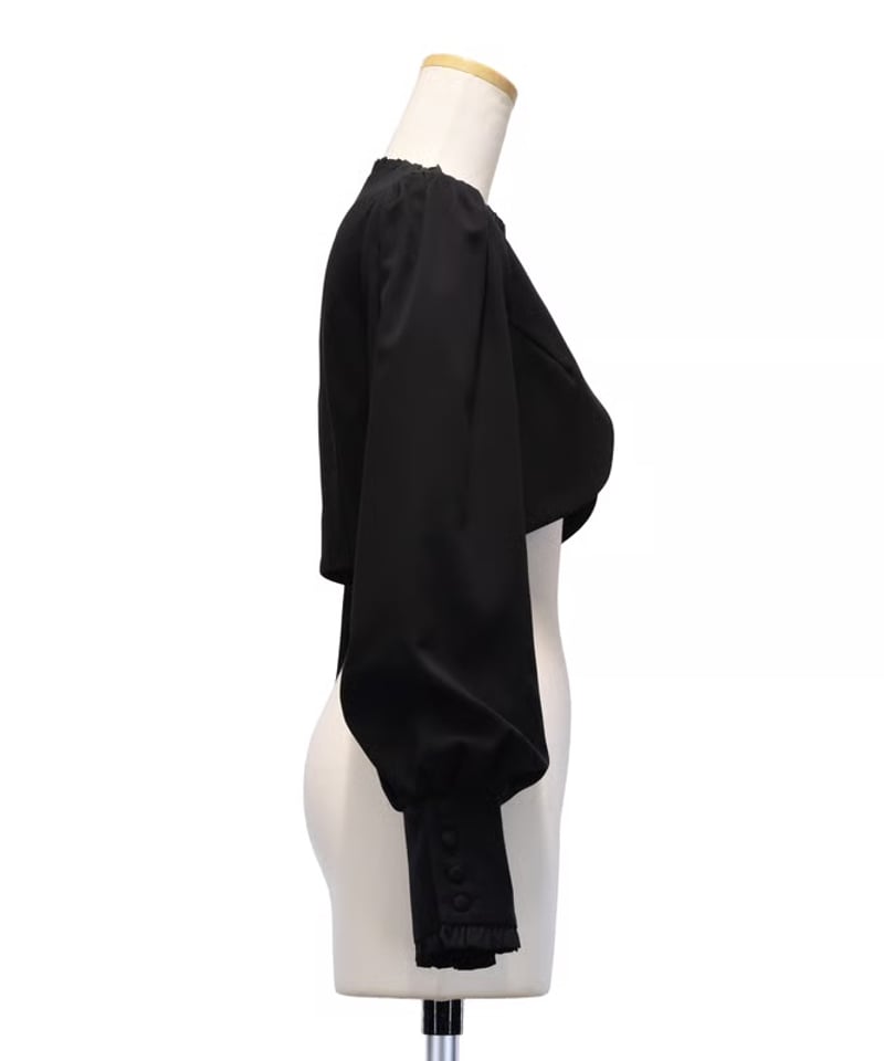 Sheglit クラシカルフリルボレロ 黒 Sheglit／フリルクラシカルボレロ（ブラック） | chou chou ange online