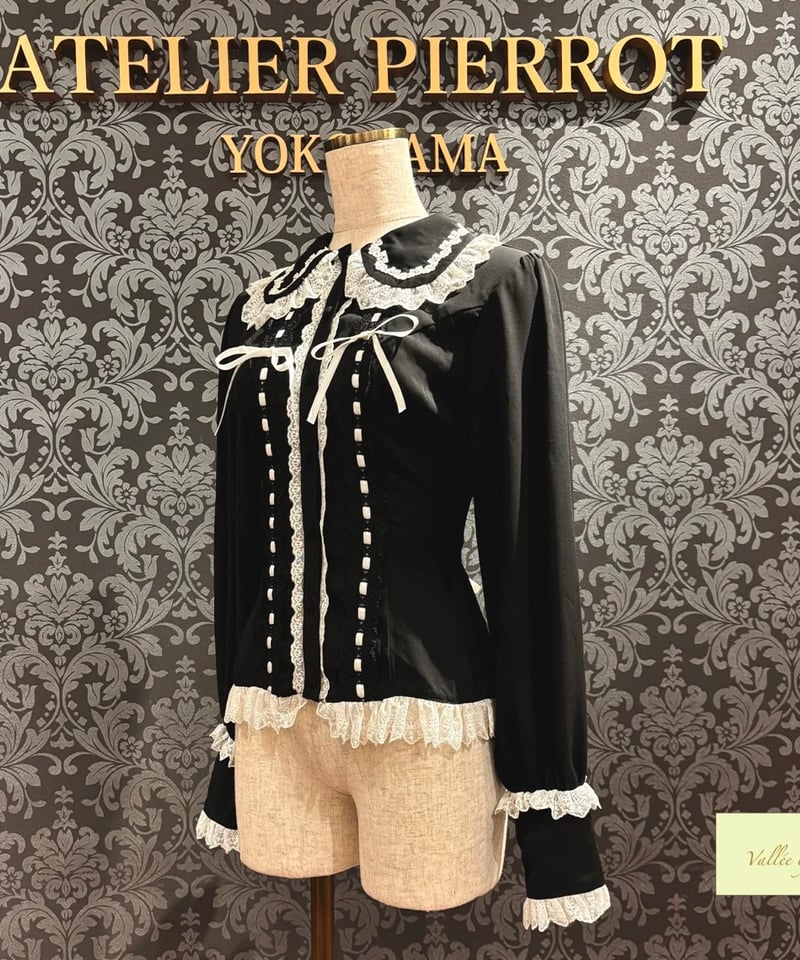 Valléelys】ヴァレリスDreamsLadderLace Blouse Vallée Lys] Vallellis