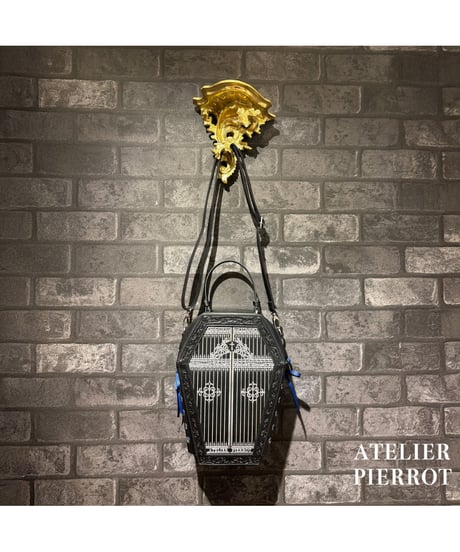 ATELIER-PIERROT／ Iron Gate Coffin Bag（ネイビー×シルバー）
