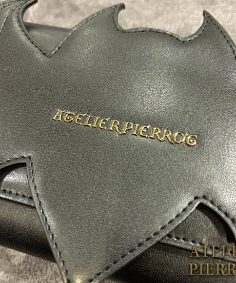 ATELIER-PIERROT／　“Nocturnal Grave” Batwing Wallet Bag（ブラック）