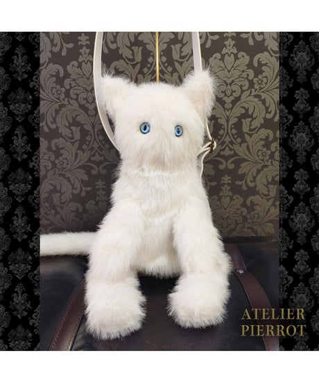 ATELIER-PIERROT／ Noir Neko Shoulder Bag（ホワイト）