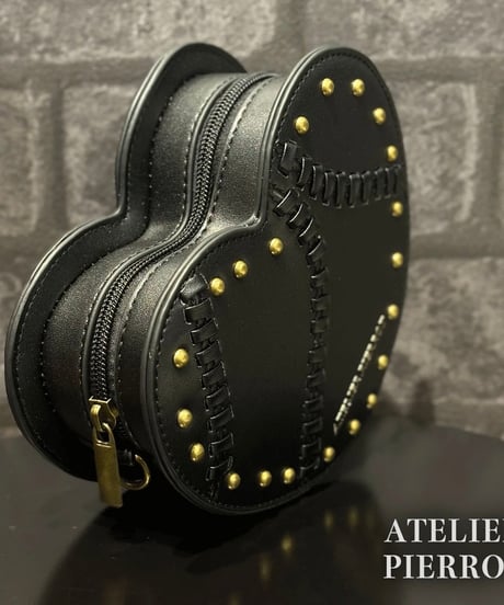 ATELIER-PIERROT／Mended Heart Shoulder Bag（ブラック）