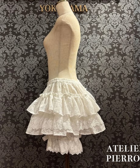 ATELIER-PIERROT／Sanctuaire Lace Drawers（ホワイト）