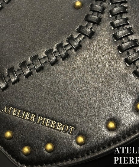 ATELIER-PIERROT／Mended Heart Shoulder Bag（ブラック）