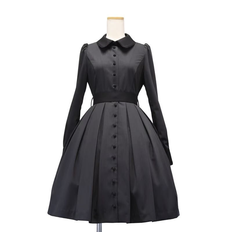 Sheglit／クラシカルタックワンピース（グレー） | chou chou ange online 