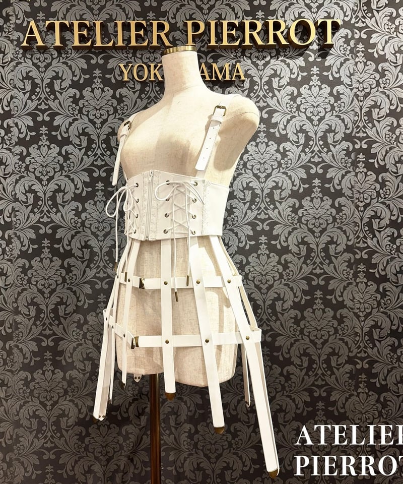 ATELIER-PIERROT／Baroque Cage Corset Harness （ホワ