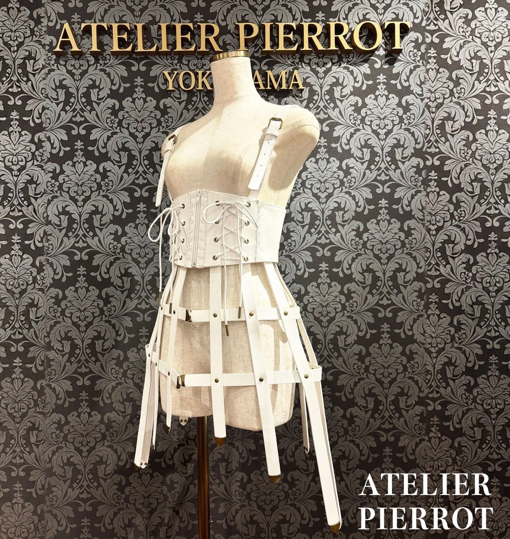 ATELIER-PIERROT／Baroque Cage Corset Harness （ホワ
