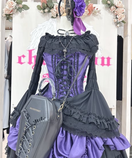 ATELIER-PIERROT／ “Nocturnal Grave”Vampire's Coffin Bag （Black）