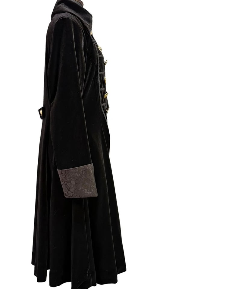 ATELIER-PIERROT／「 イノサン 」 ロングジャケット・黒 ( 刺繍なし