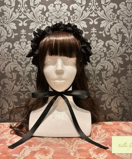 Vallée lys／Lace Enchantment Headdress （Black）
