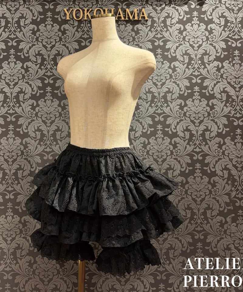 ATELIER-PIERROT／Sanctuaire Lace Drawers（ブラック） |