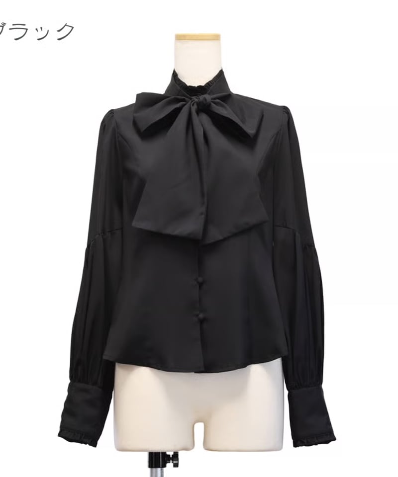 【新品未使用】Sheglit governessドレスブラウス 黒 Sheglit／ 