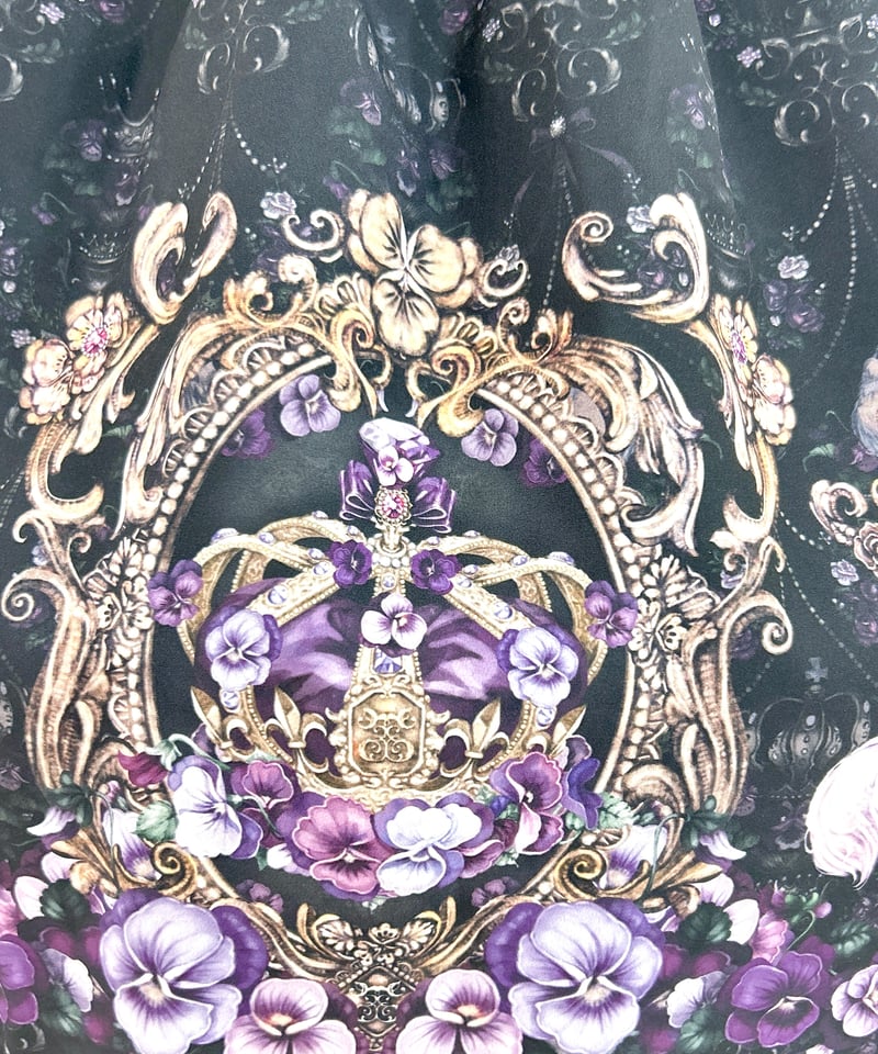 Enchantlic Enchantilly／すみれ姫の王冠スカート（黒） | chou