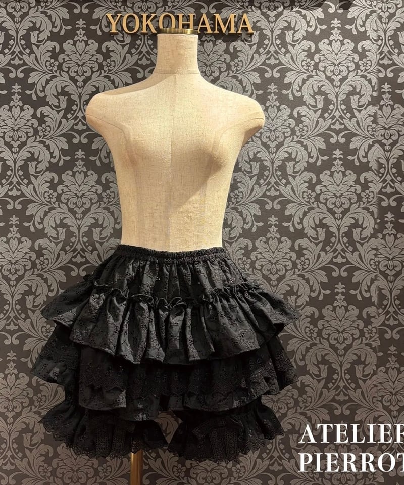 ATELIER-PIERROT／Sanctuaire Lace Drawers（ブラック） |
