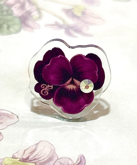 Enchantlic Enchantilly／Dolled up Ring〜すみれ〜♦︎Ｂ♦︎右ダイヤ