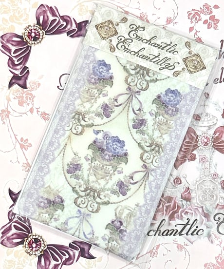Enchantlic Enchantilly／すみれ姫の王冠オーバーニー ソックス（生成）