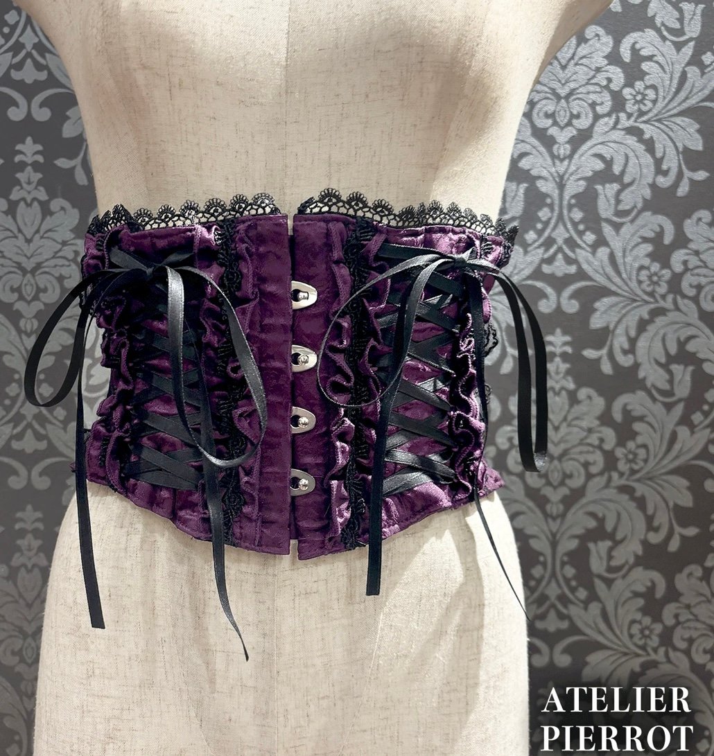 ATELIER-PIERROT／Thorned Rose Corset（ネイビー） | cho
